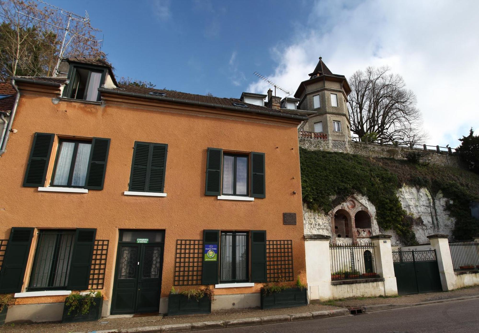 Maison Ou Claude Monet Vecut A Vetheuil Bed and Breakfast Buitenkant foto